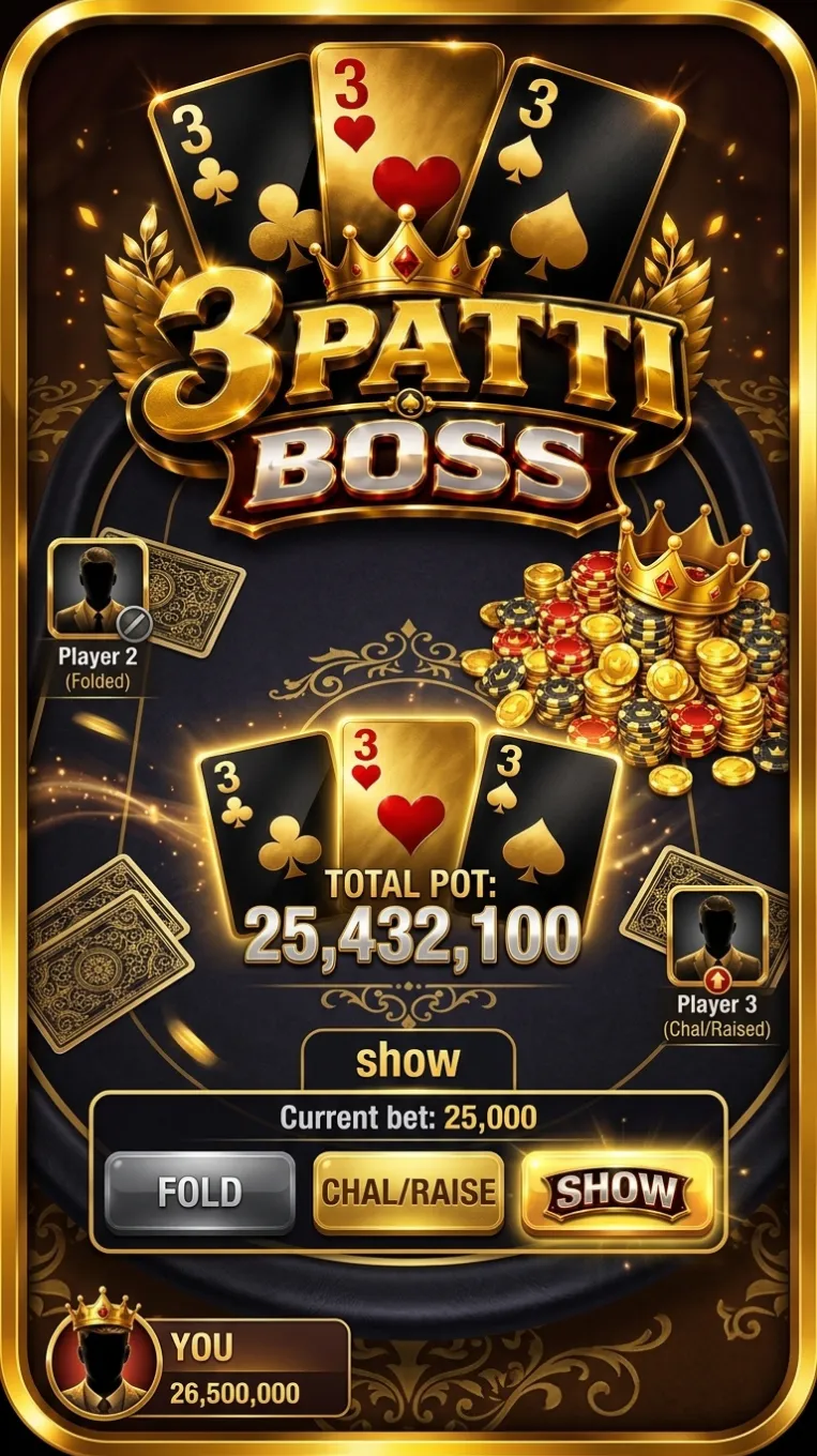 Download 3Patti Boss APK - Gameplay Screenshot 1