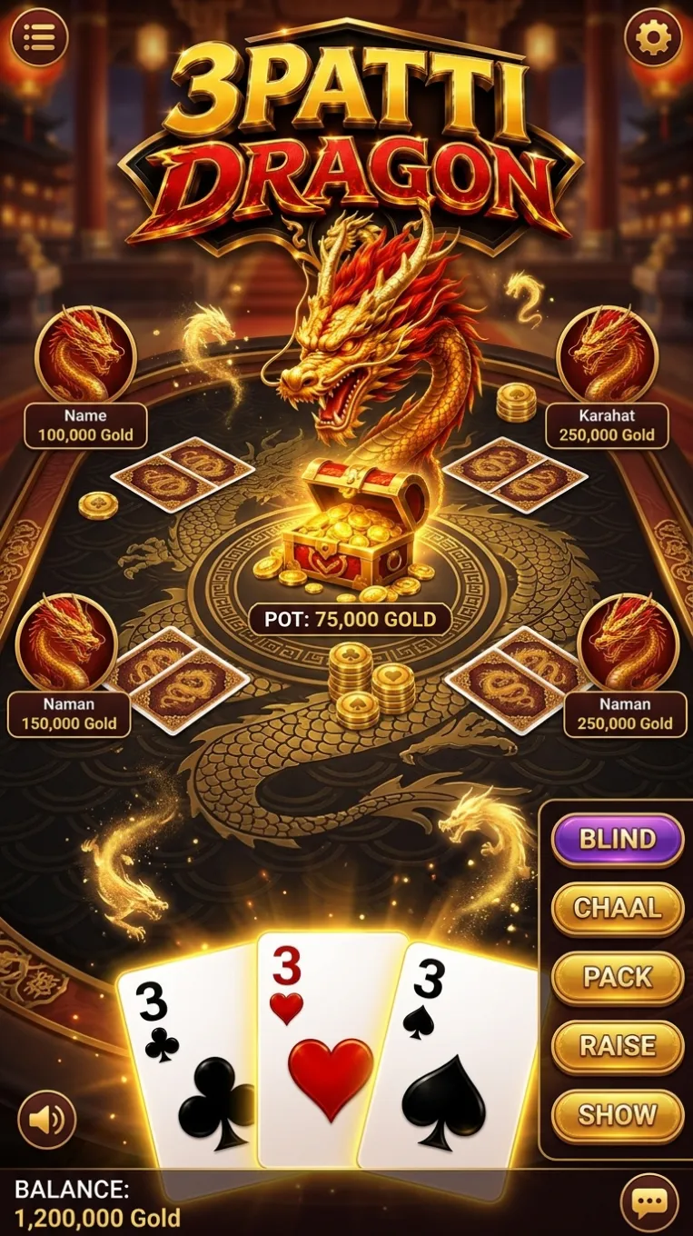 Download 3Patti Dragon APK - Gameplay Screenshot 1