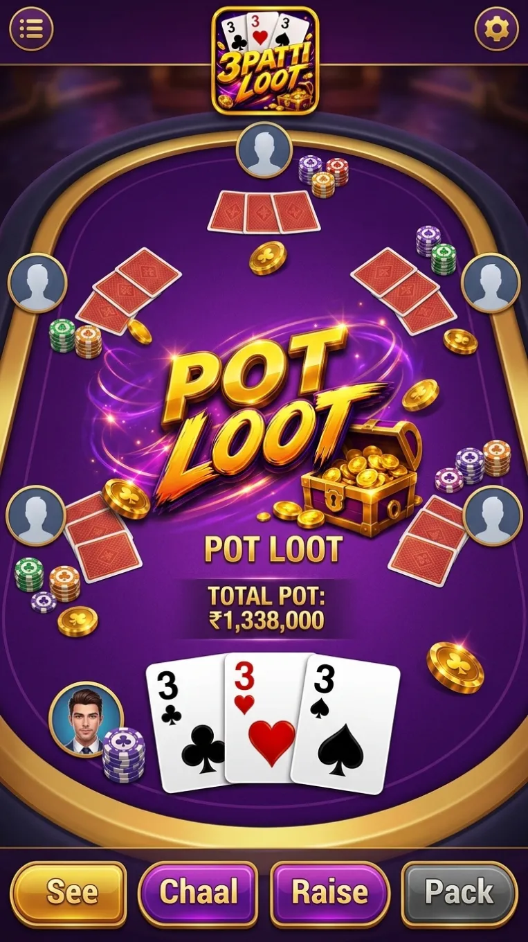 Download 3Patti Loot APK - Gameplay Screenshot 1