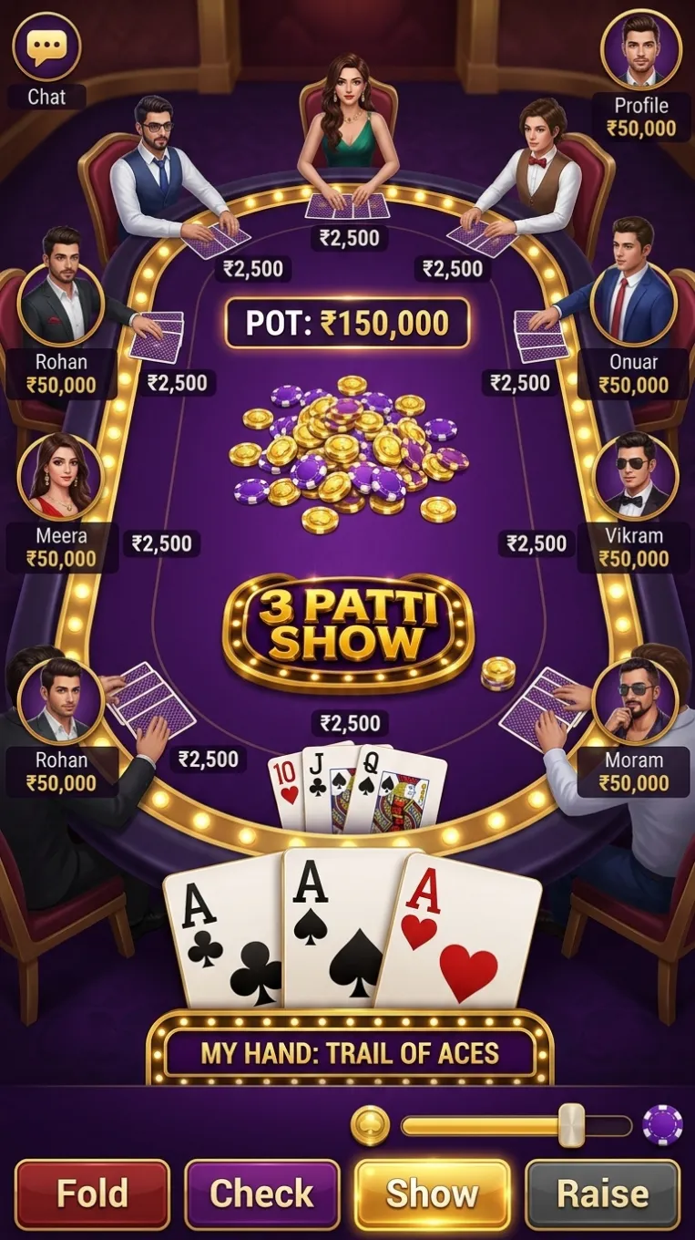 Download 3Patti Show APK - Gameplay Screenshot 1