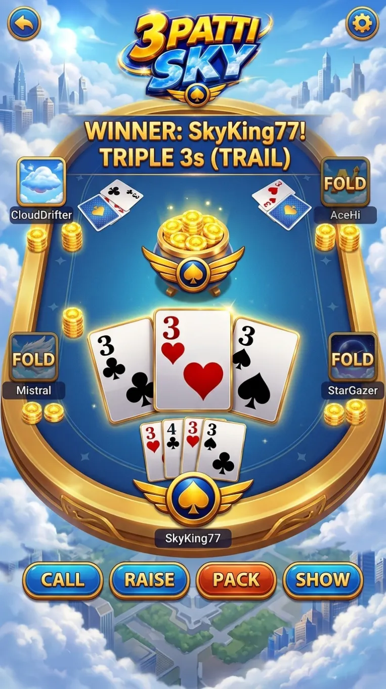 Download 3Patti Sky APK - Gameplay Screenshot 1