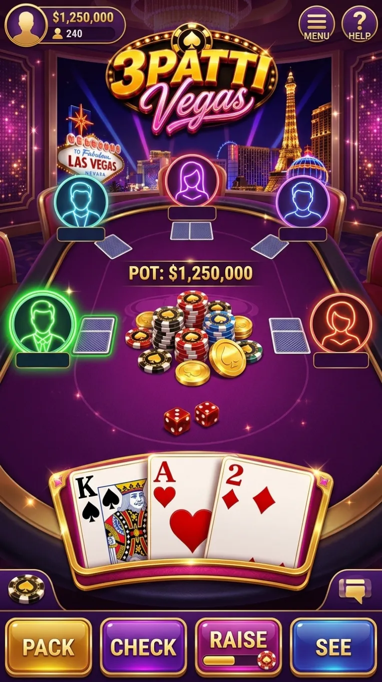 Download 3Patti Vegas APK - Gameplay Screenshot 1