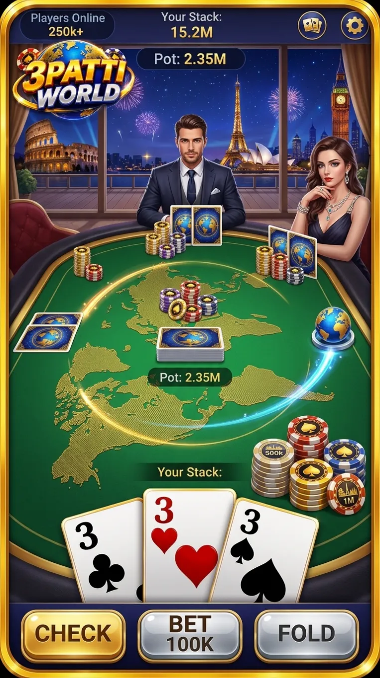 Download 3Patti World APK - Gameplay Screenshot 1