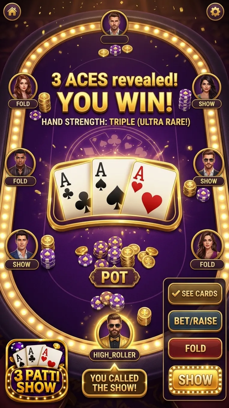 Download 3Patti Show APK - Gameplay Screenshot 2