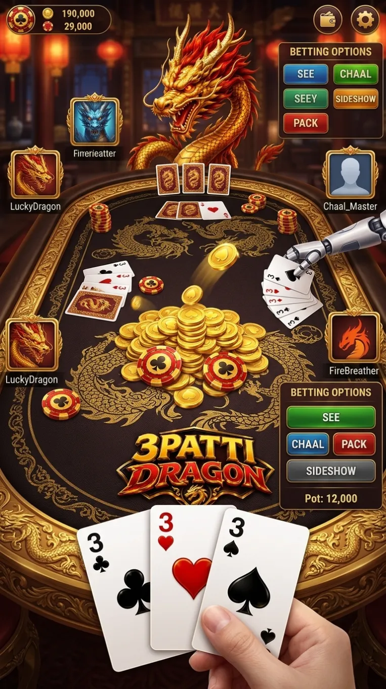 Download 3Patti Dragon APK - Gameplay Screenshot 4