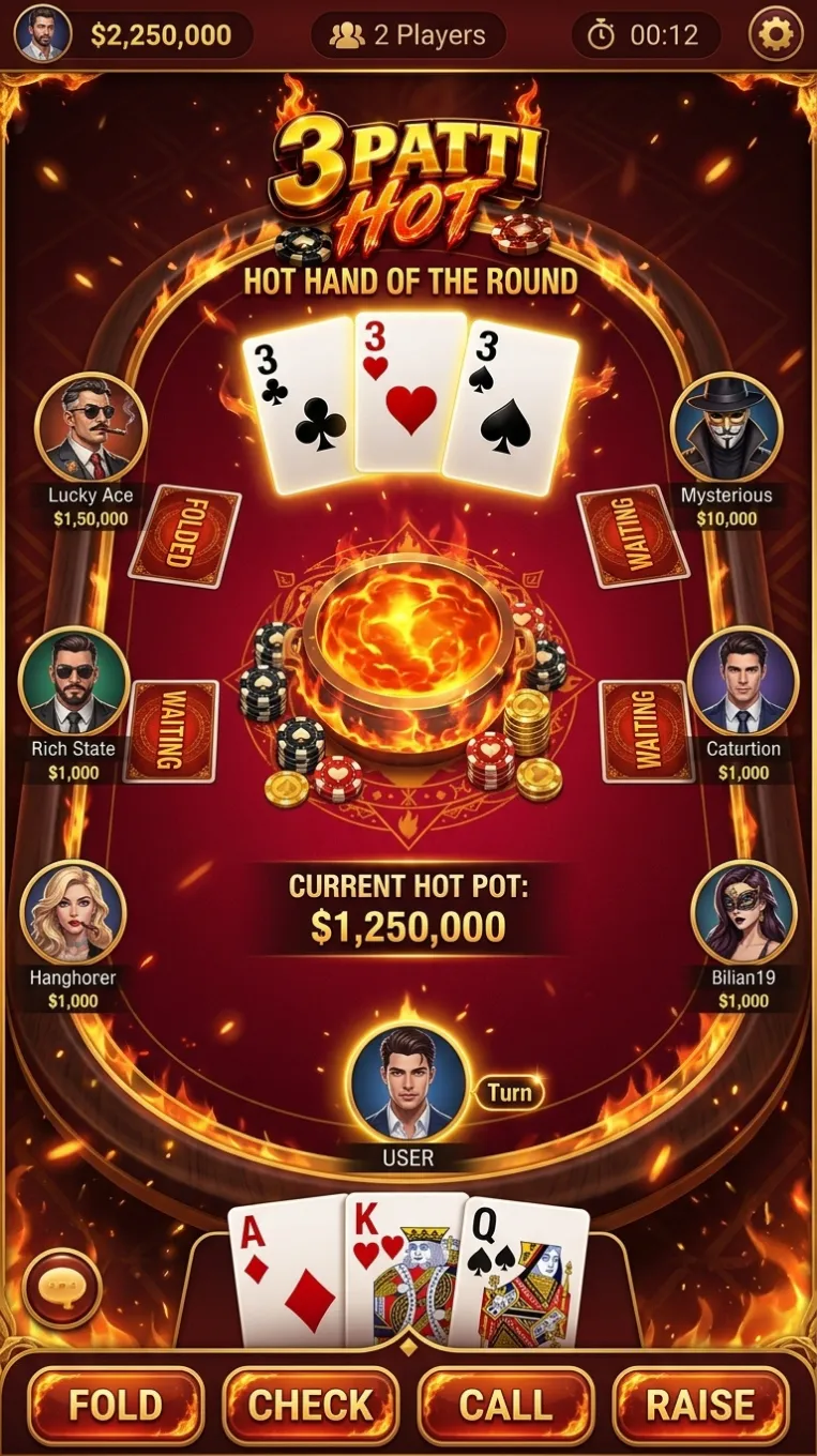 Download 3 Patti Hot APK - Gameplay Screenshot 4