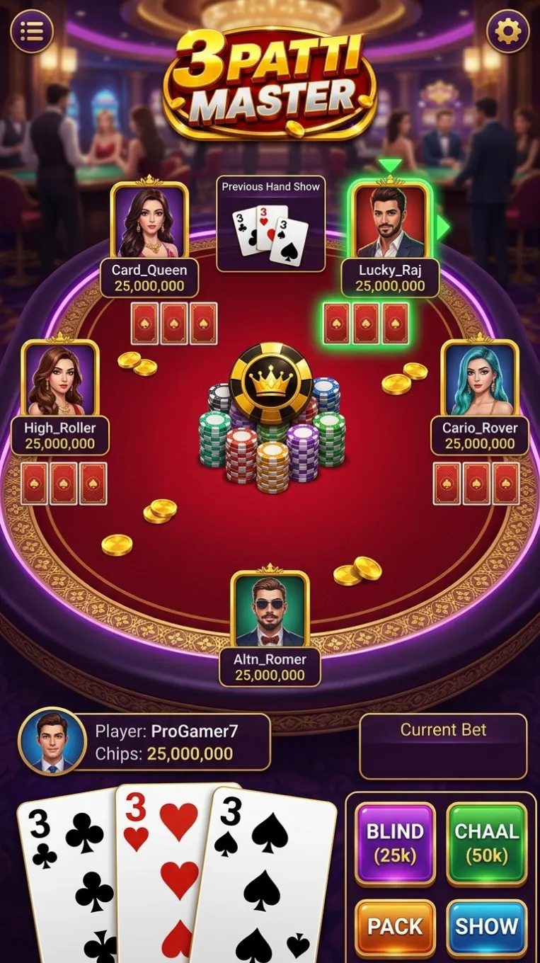 Download 3Patti Master APK - Gameplay Screenshot 3