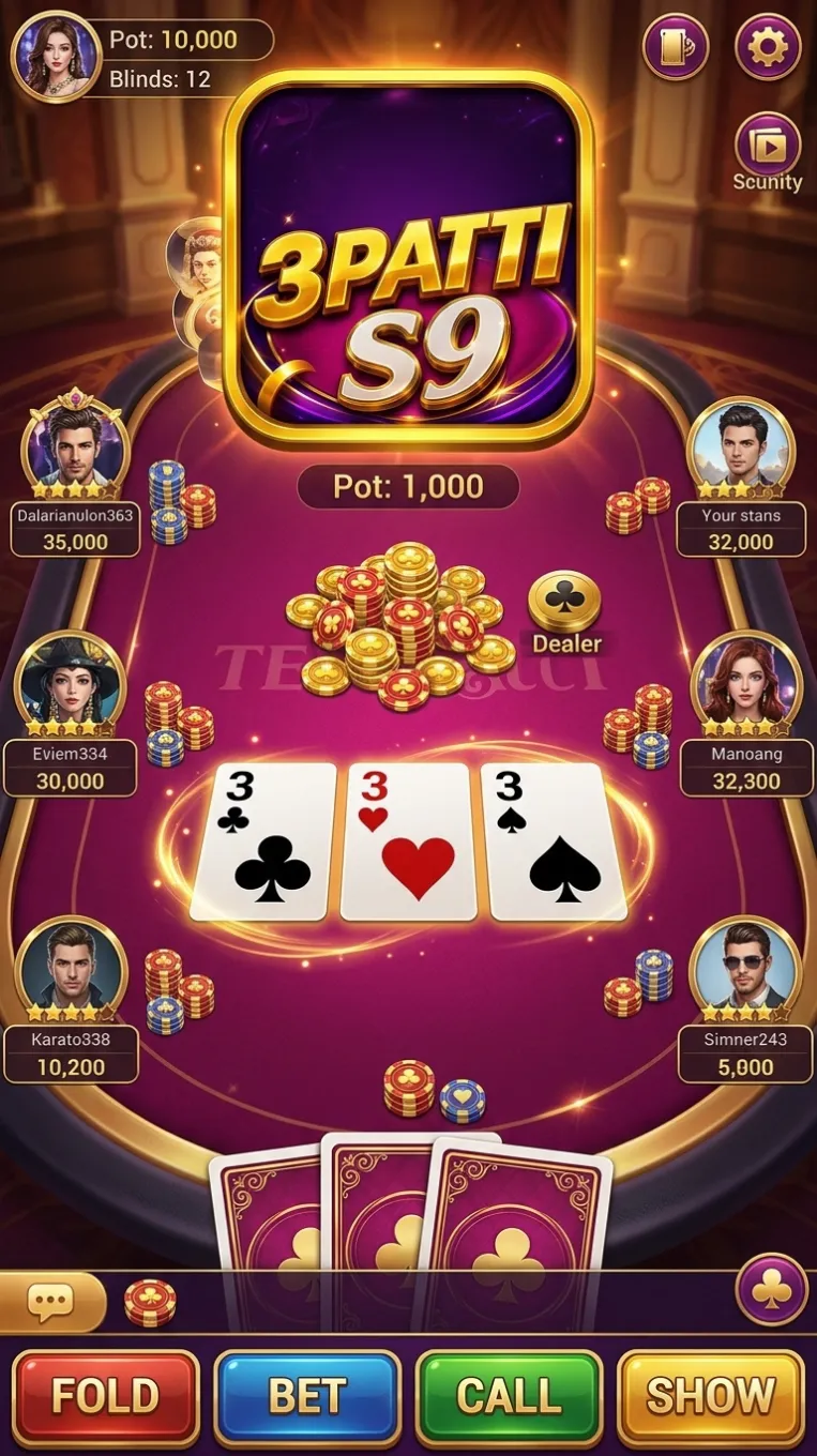Download 3Patti S9 APK - Gameplay Screenshot 3