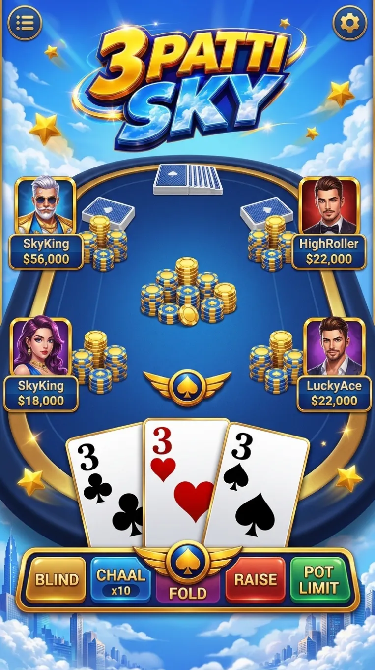 Download 3Patti Sky APK - Gameplay Screenshot 3