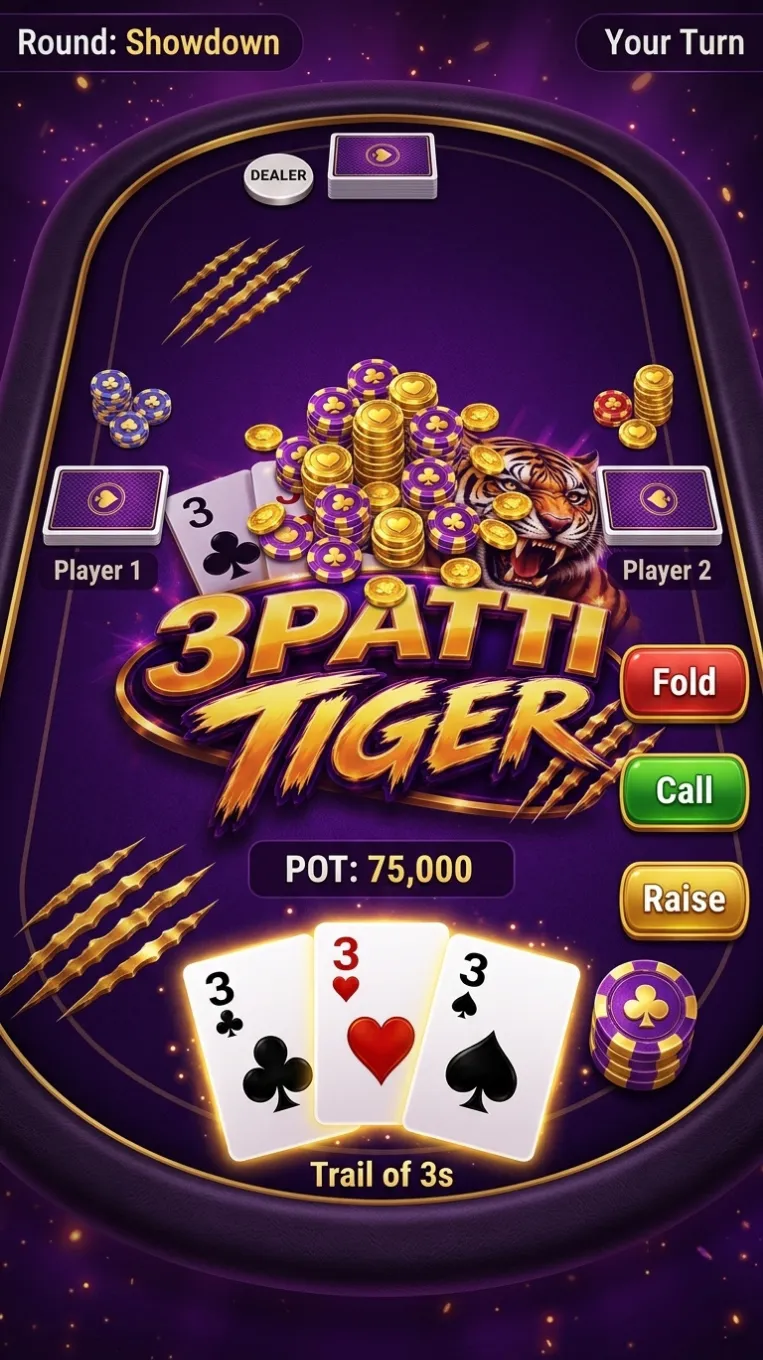Download 3Patti Tiger APK - Gameplay Screenshot 3
